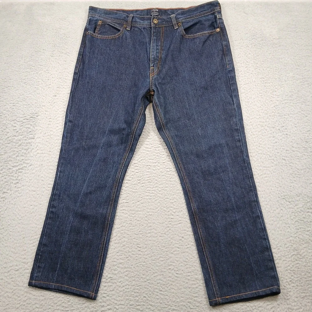 J.Crew The Sutton Straight Fit Jean Dark‎ Wash Denim 35x28 EUC